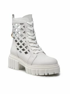 Karino Γυναίκες Biker Μποτάκια Μποτάκια 4041/010-P Λευκό
