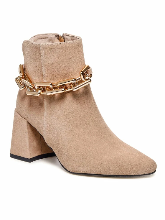 Karino Γυναίκες Biker Μποτάκια Μποτάκια 3977/001-P Μπεζ