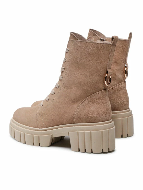 Karino Γυναίκες Biker Μποτάκια Μποτάκια 3967/016-P Μπεζ - Image 3