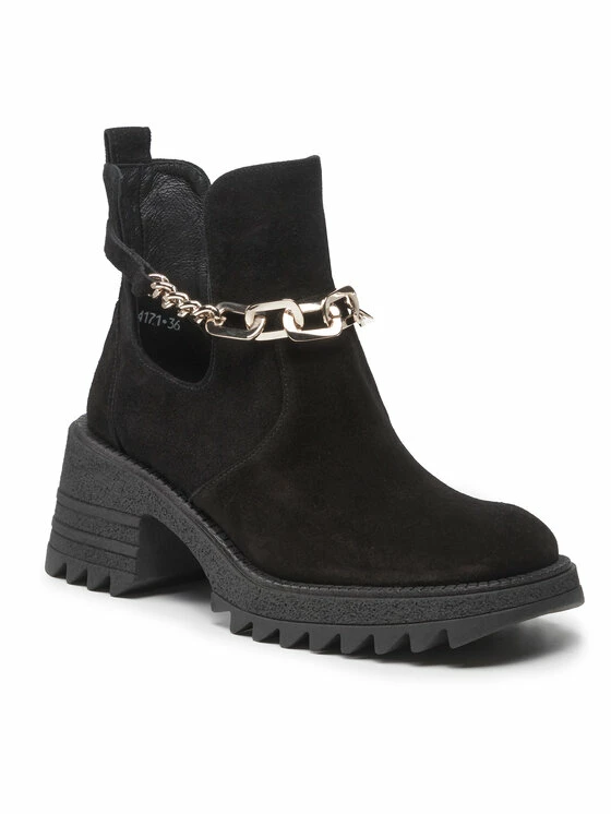 Karino Γυναίκες Biker Μποτάκια Μποτάκια 4171/003-P Μαύρο