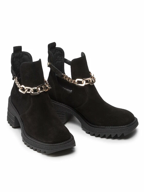 Karino Γυναίκες Biker Μποτάκια Μποτάκια 4171/003-P Μαύρο - Image 5