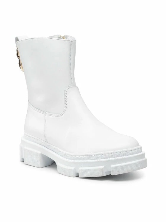 Karino Γυναίκες Biker Μποτάκια Μποτάκια 4124/010-F Λευκό