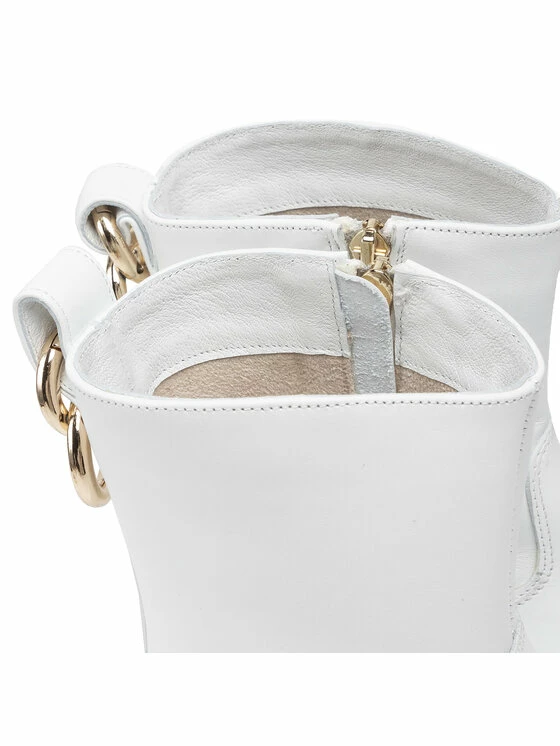 Karino Γυναίκες Biker Μποτάκια Μποτάκια 4124/010-F Λευκό - Image 6