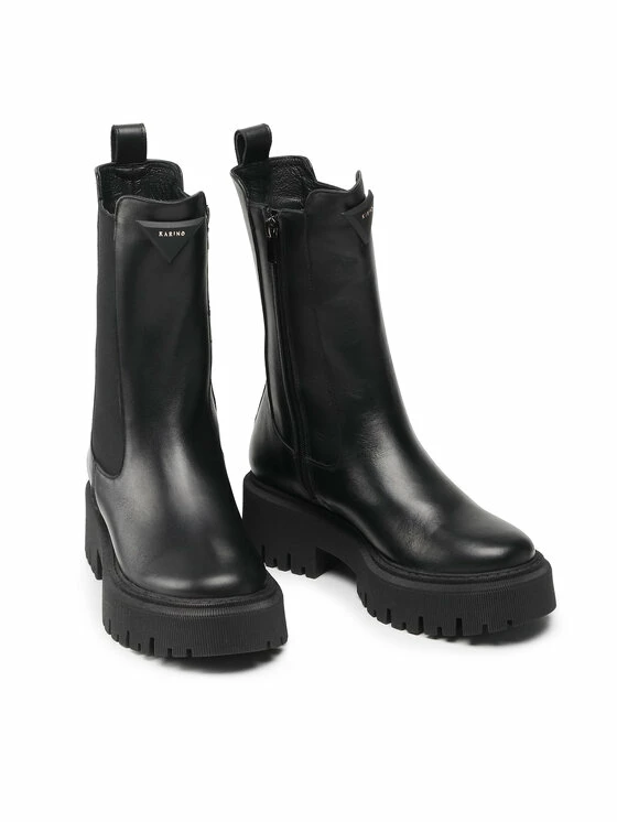 Karino Γυναίκες Biker Μποτάκια Μποτάκια 4178/076-F Μαύρο - Image 5