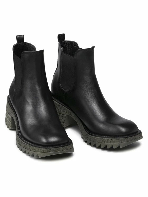 Karino Γυναίκες Biker Μποτάκια Μποτάκια 4013/076-P Μαύρο - Image 5