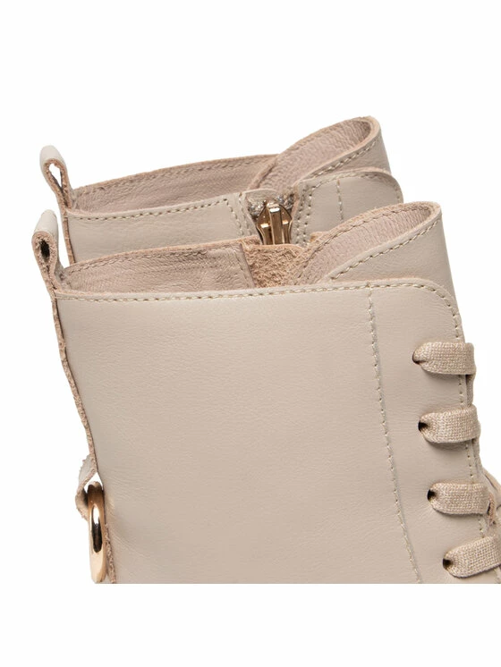 Karino Γυναίκες Biker Μποτάκια Μποτάκια 3967/001-P Μπεζ - Image 6