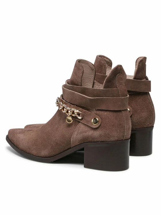 Karino Γυναίκες Biker Μποτάκια Μποτάκια 3969/008-P Μπεζ - Image 3