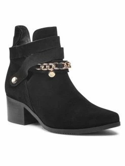 Karino Γυναίκες Biker Μποτάκια Μποτάκια 3969/003-P Μαύρο