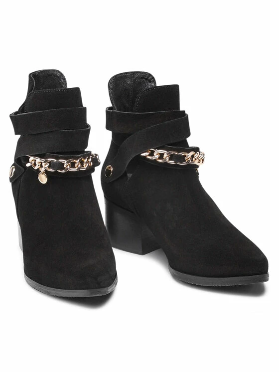 Karino Γυναίκες Biker Μποτάκια Μποτάκια 3969/003-P Μαύρο - Image 5