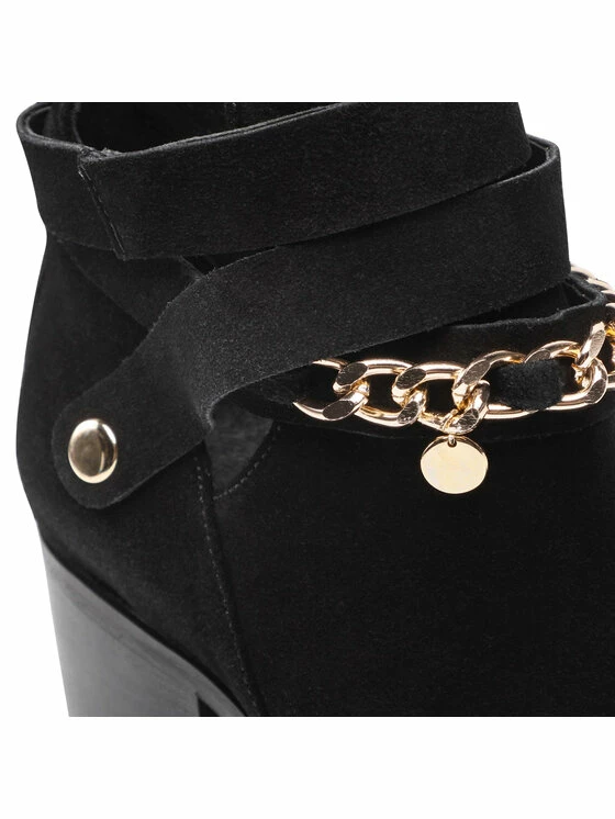 Karino Γυναίκες Biker Μποτάκια Μποτάκια 3969/003-P Μαύρο - Image 6