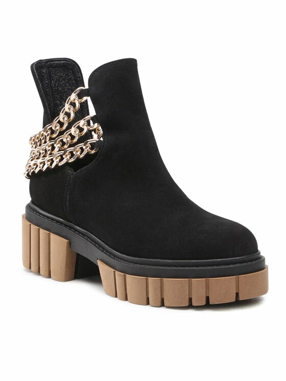 Karino Γυναίκες Biker Μποτάκια Μποτάκια 3954/003-P Μαύρο