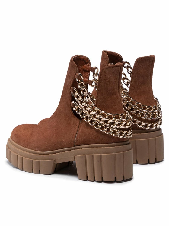 Karino Γυναίκες Biker Μποτάκια Μποτάκια 3954/005-P Καφέ - Image 3