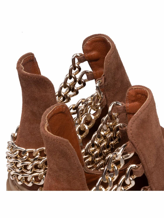 Karino Γυναίκες Biker Μποτάκια Μποτάκια 3954/005-P Καφέ - Image 6