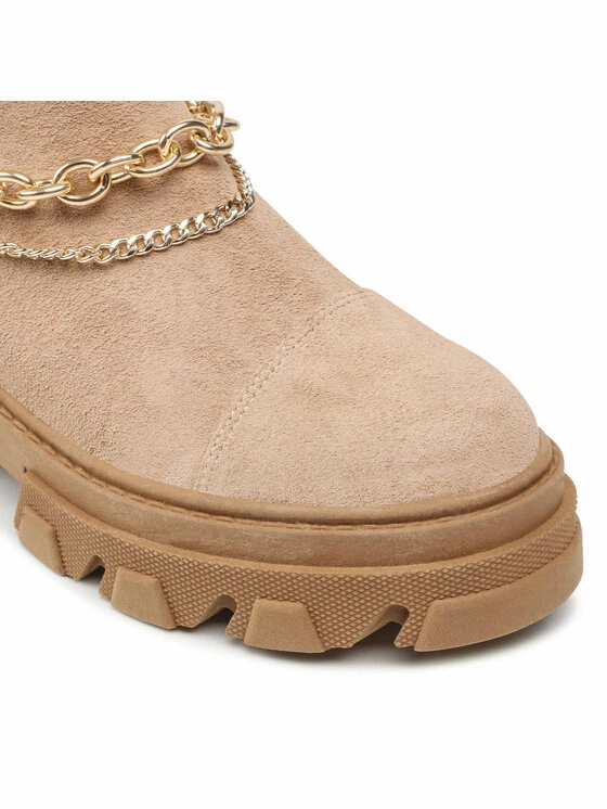 Karino Γυναίκες Biker Μποτάκια Μποτάκια 3952/001-P Μπεζ - Image 6