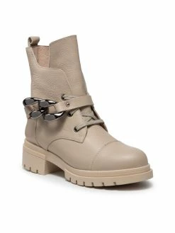 Karino Γυναίκες Biker Μποτάκια Μποτάκια 3958/001-P Μπεζ