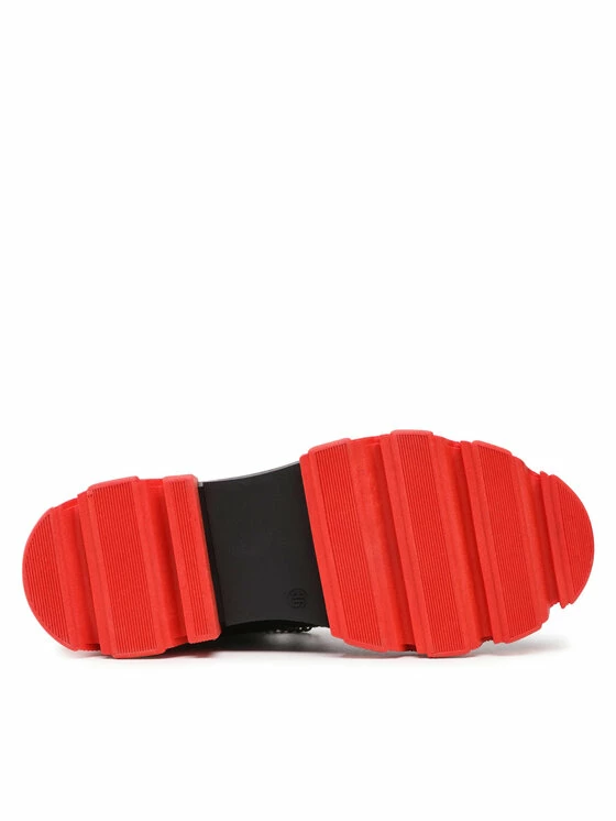 Karino Γυναίκες Biker Μποτάκια Μποτάκια με λάστιχο 3952/003 F Μαύρο - Image 4