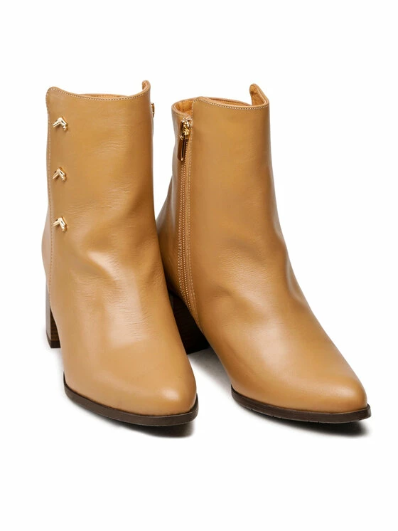 Karino Γυναίκες Biker Μποτάκια Μποτάκια 3913/022-P Μπεζ - Image 5