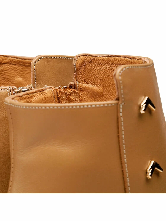 Karino Γυναίκες Biker Μποτάκια Μποτάκια 3913/022-P Μπεζ - Image 6