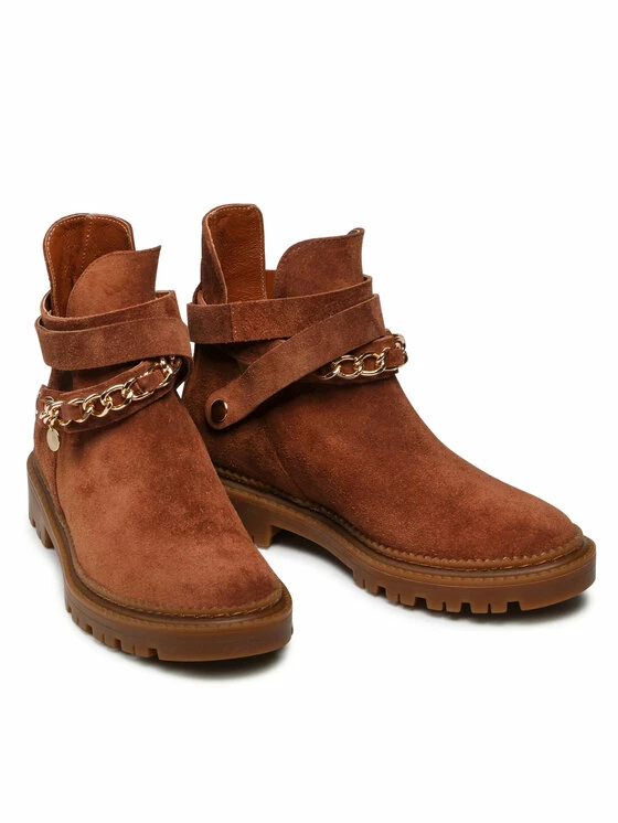 Karino Γυναίκες Biker Μποτάκια Μποτάκια 3915/005-P Καφέ - Image 5