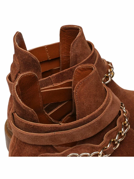 Karino Γυναίκες Biker Μποτάκια Μποτάκια 3915/005-P Καφέ - Image 6