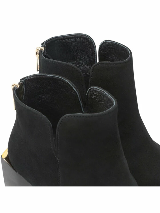 Karino Γυναίκες Biker Μποτάκια Μποτάκια 3921/003-P Μαύρο - Image 6