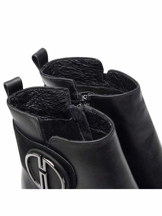 Karino Γυναίκες Biker Μποτάκια Μποτάκια 3877/076-F Μαύρο - Image 5