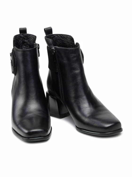 Karino Γυναίκες Biker Μποτάκια Μποτάκια 3877/076-F Μαύρο - Image 6