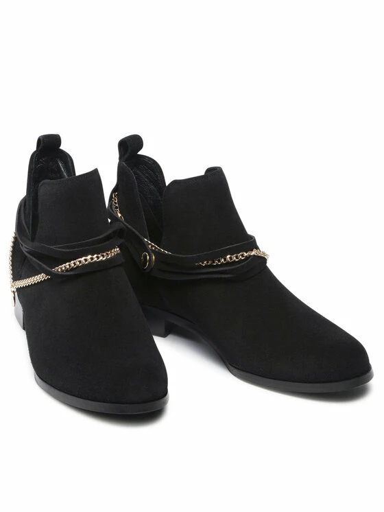 Karino Γυναίκες Biker Μποτάκια Μποτάκια 3737/126-P Μαύρο - Image 6