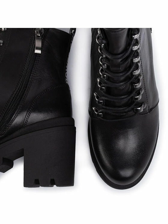 Karino Γυναίκες Biker Μποτάκια Μποτάκια 3059/076-P Μαύρο - Image 5